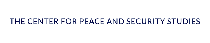 The Center for Peace and Security Studies (cPASS)